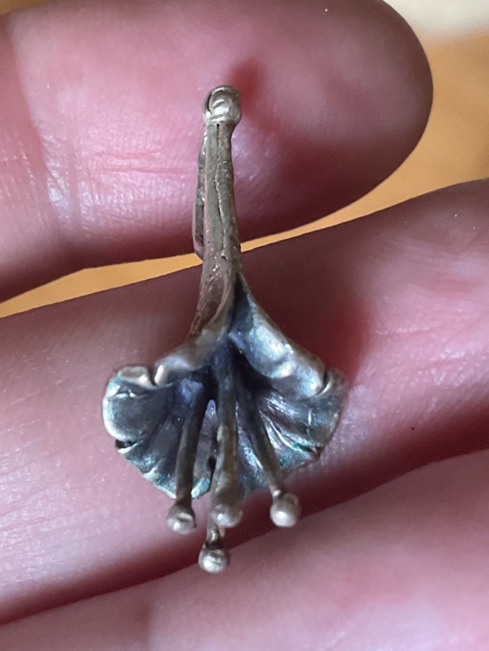 NWOT Sterling Silver 925 Tropical Flower Charm/Pendant